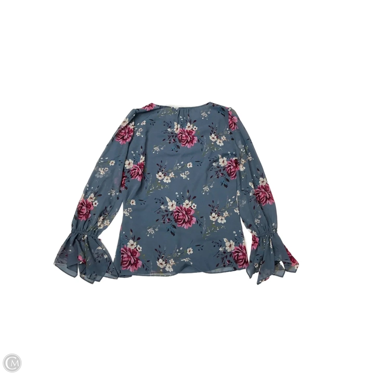 Top Long Sleeve By White House Black Market In Floral Print, Size: S