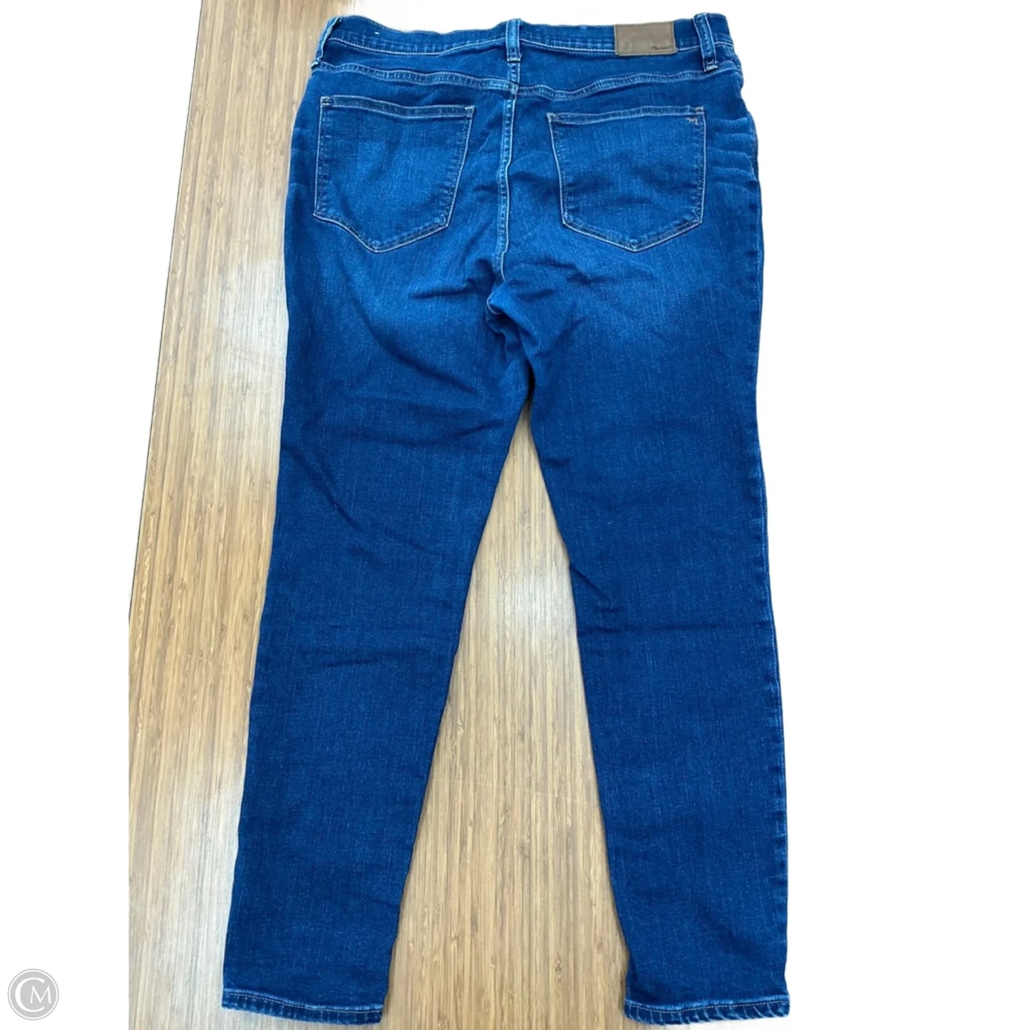 Jeans Straight By Madewell In Blue Denim, Size: 12