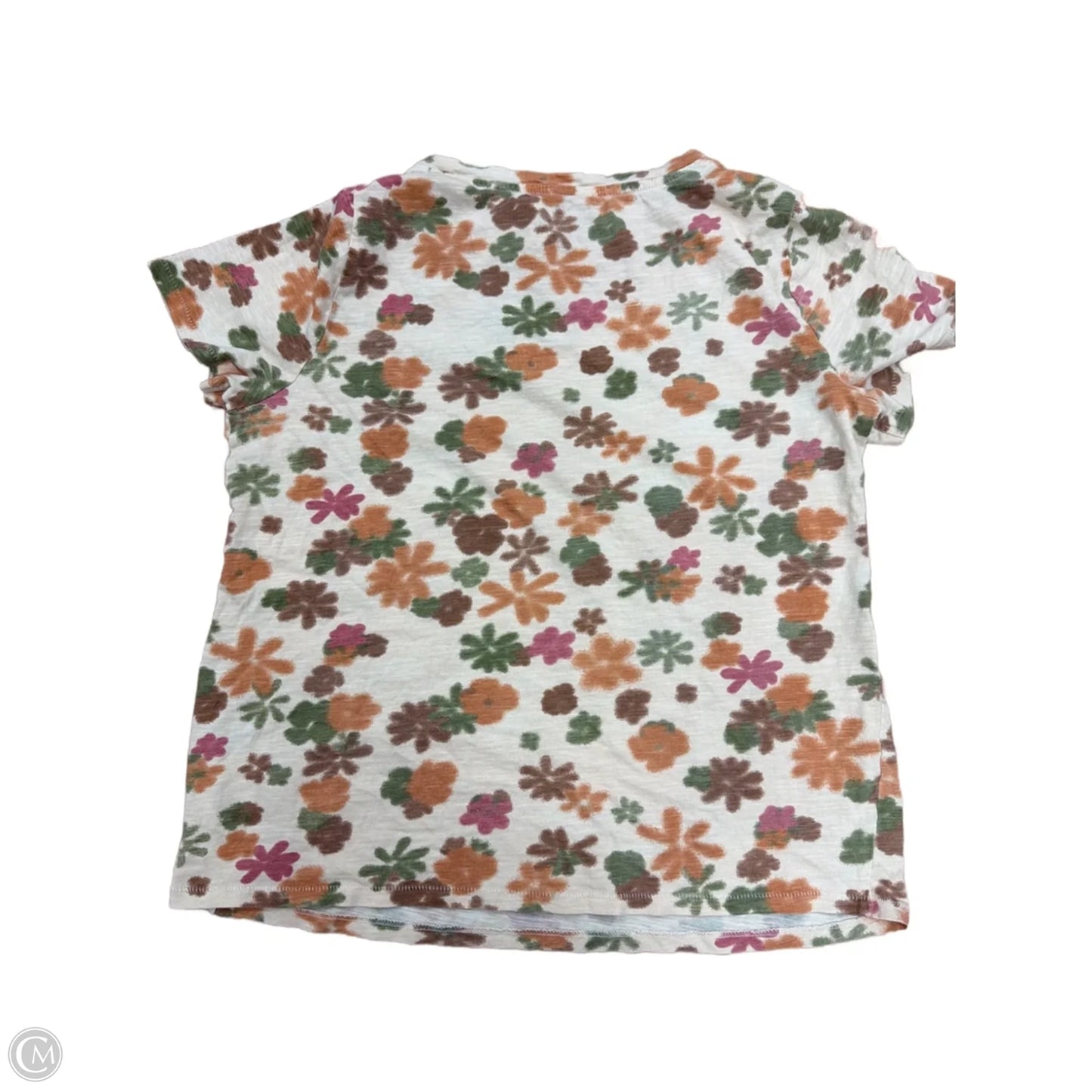 Top Short Sleeve By Sonoma In Floral Print, Size: S