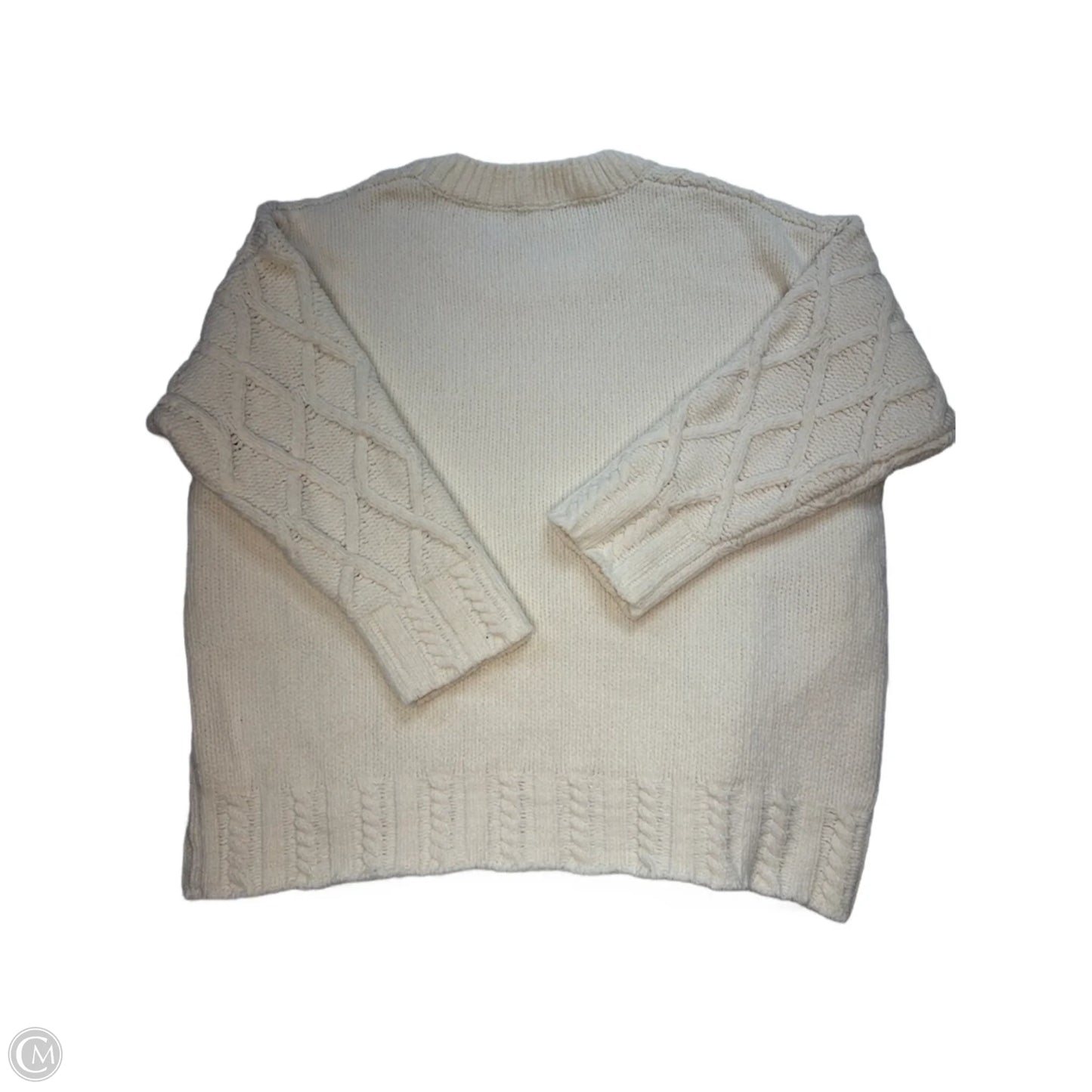 Sweater By Indigo Soul In Cream, Size: 2x