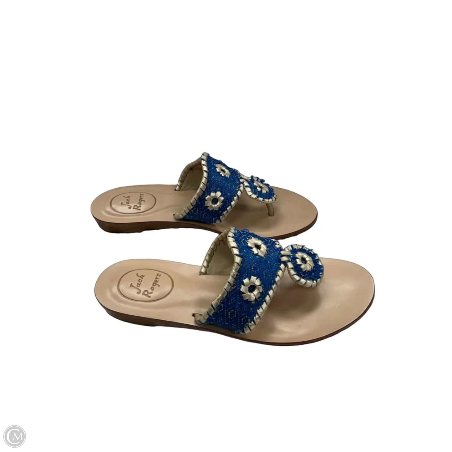 Sandals Flats By Jack Rogers In Blue, Size: 6
