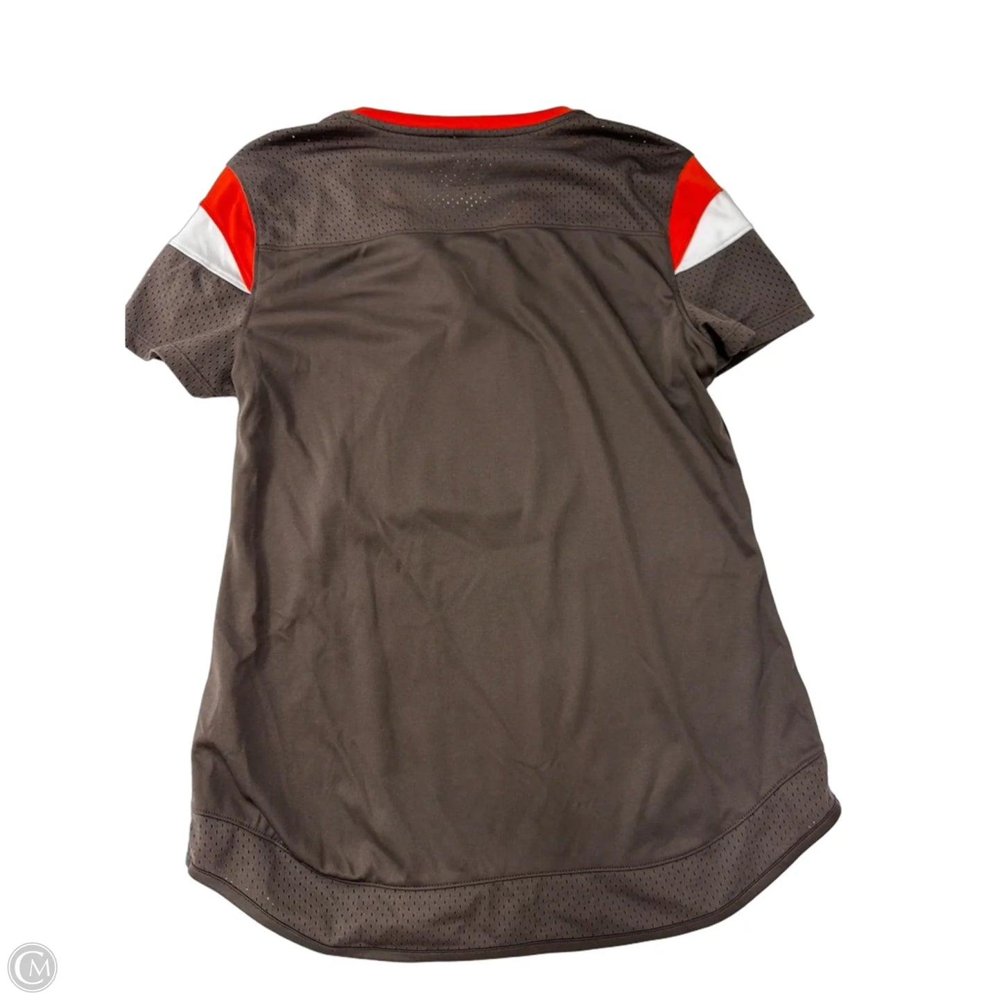 Athletic Top Short Sleeve By Clothes Mentor In Brown, Size: M