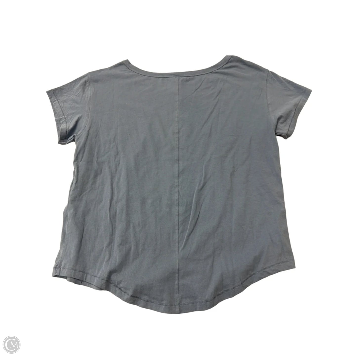 Athletic Top Short Sleeve By Fabletics In Blue, Size: M