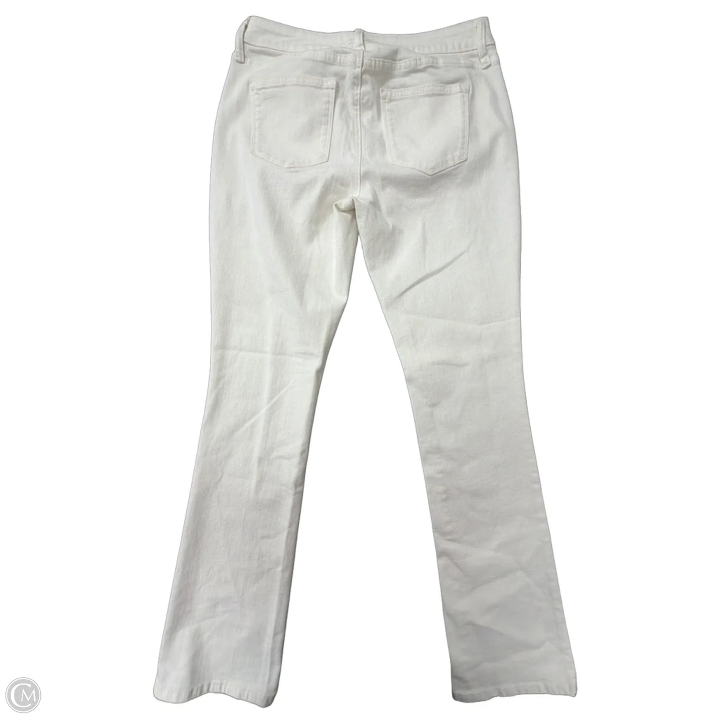Jeans Boot Cut By Sonoma In White Denim, Size: 10l