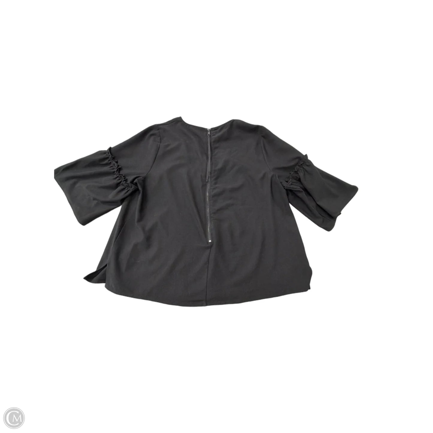 Top Long Sleeve By Lane Bryant In Black, Size: 1x