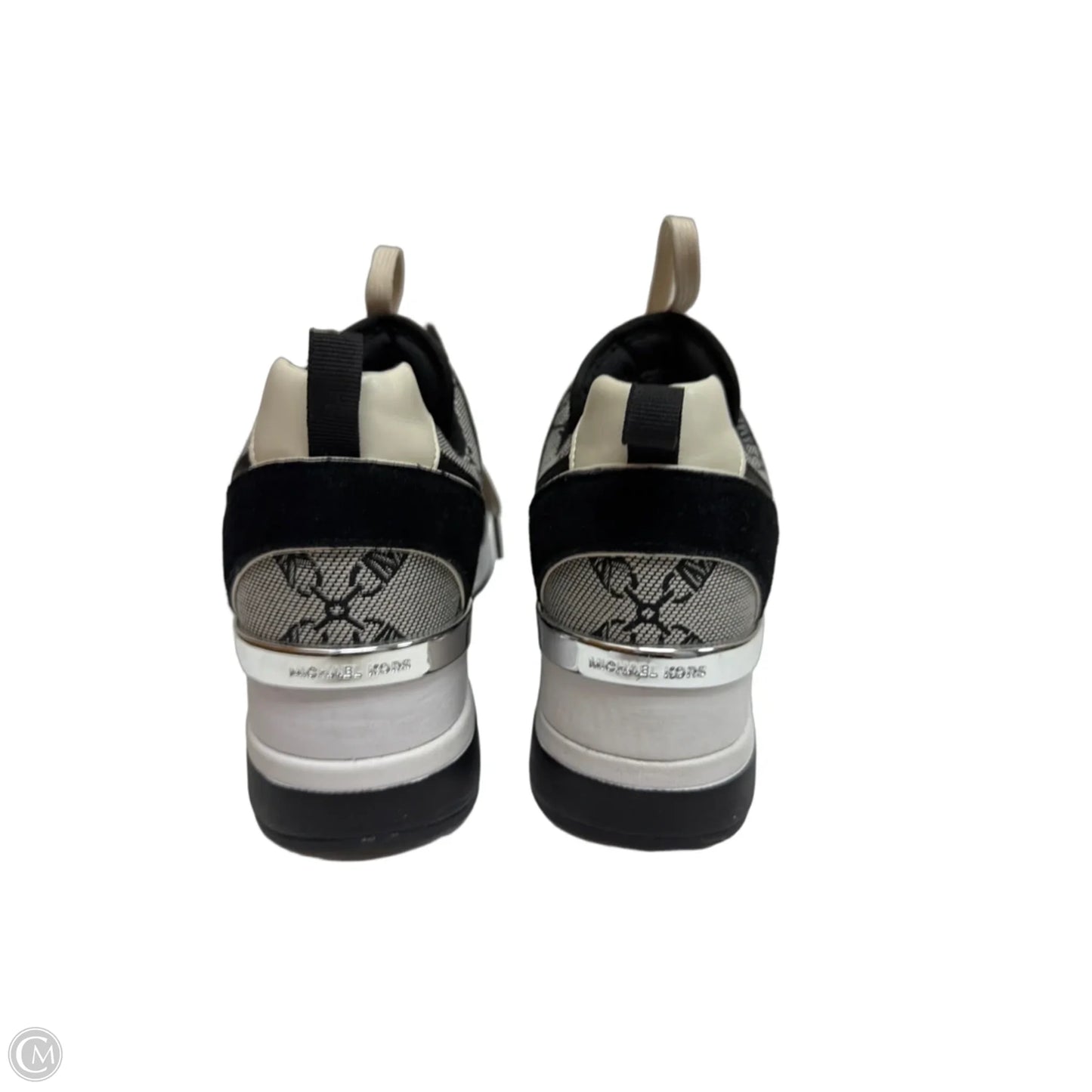 Shoes Designer By Michael Kors In Black & Cream, Size: 9
