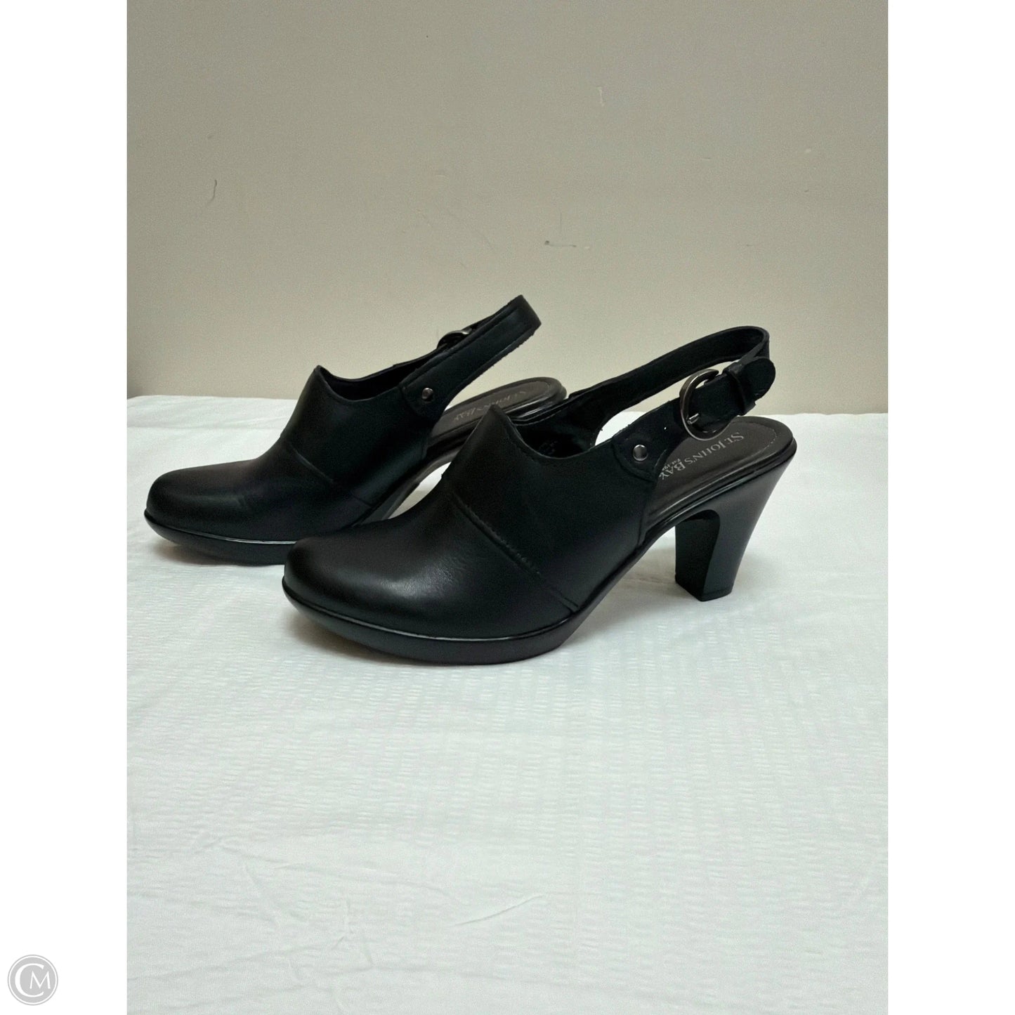 Sandals Heels Block By St Johns Bay In Black, Size: 8