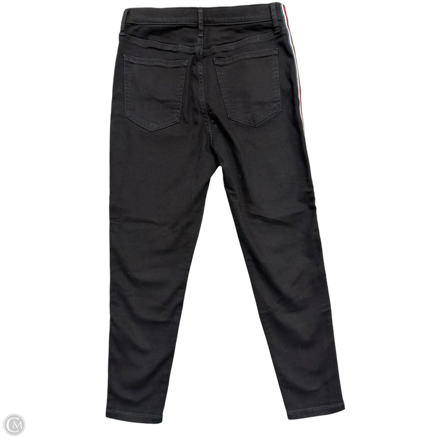 Jeans Skinny By Banana Republic In Black Denim, Size: 6