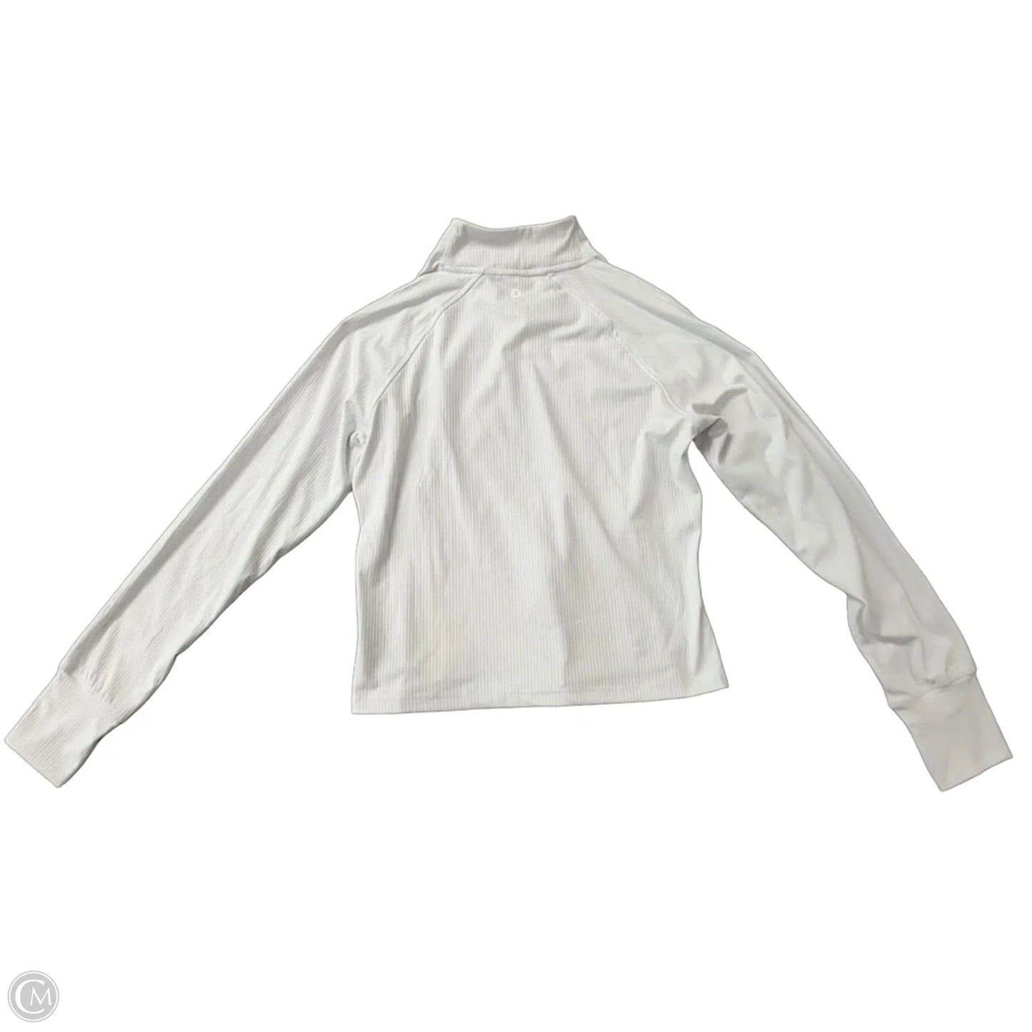 Athletic Jacket By Danskin In White, Size: S