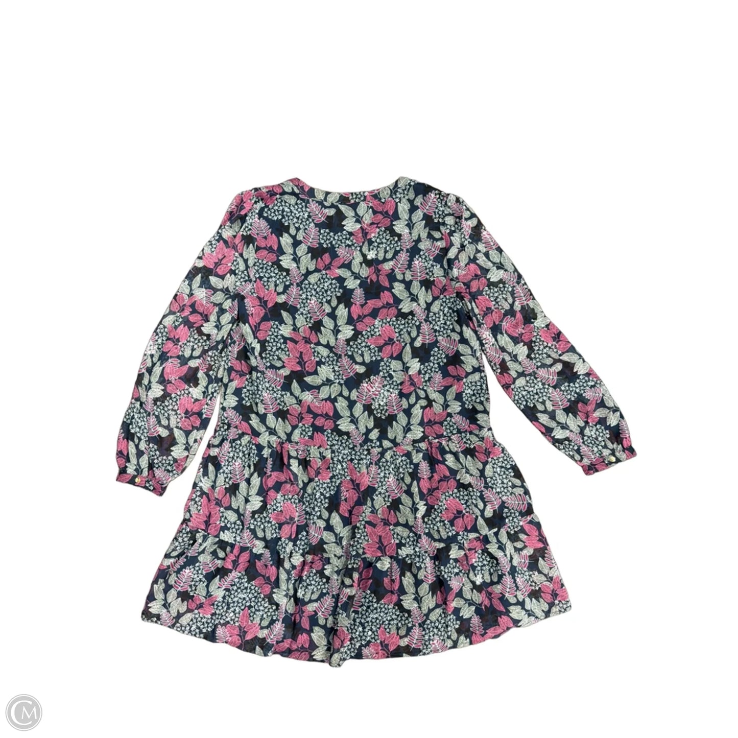 Dress Casual Midi By Loft In Floral Print, Size: M