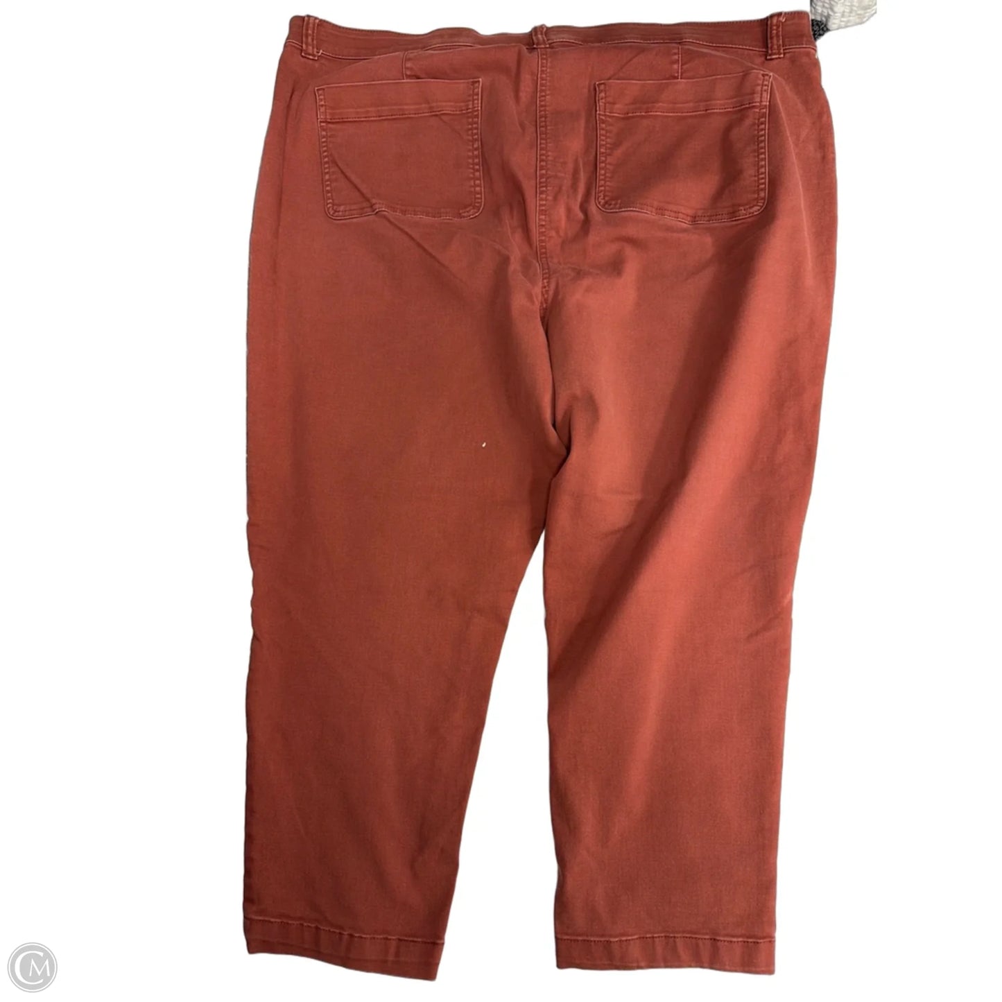 Pants Cargo & Utility By Croft And Barrow In Red, Size: 22