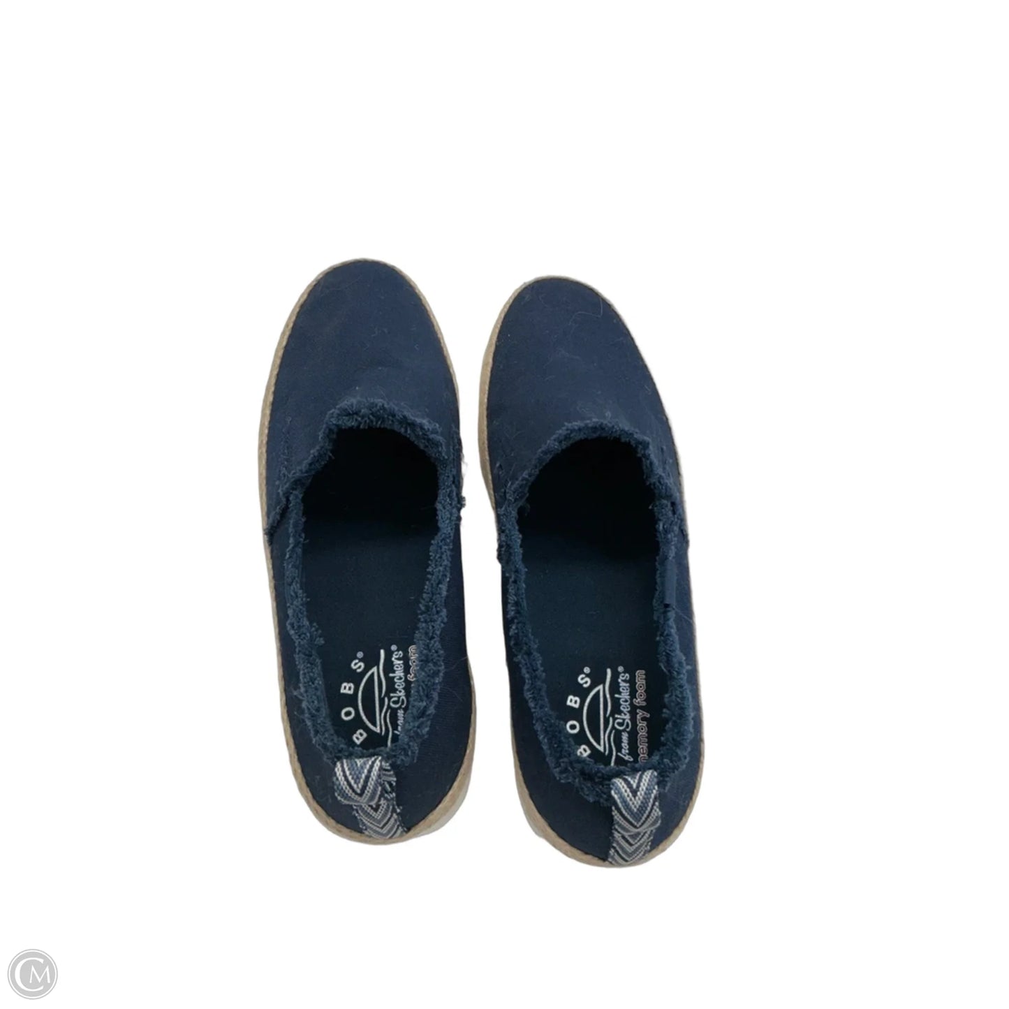Shoes Flats By Skechers In Blue Denim, Size: 8