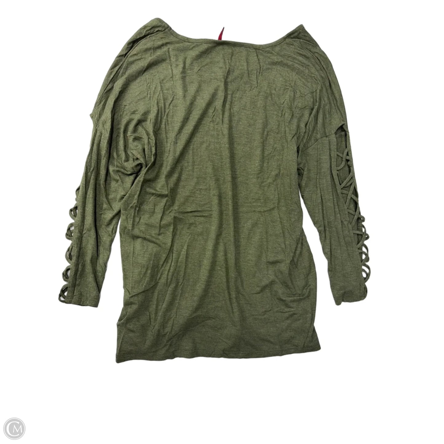 Top Long Sleeve By Dressbarn In Green, Size: M