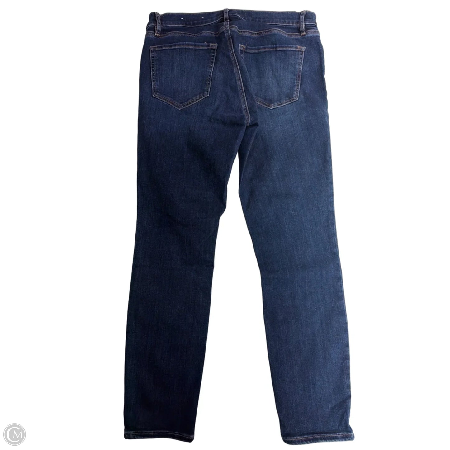 Jeans Straight By Loft In Blue Denim, Size: 8