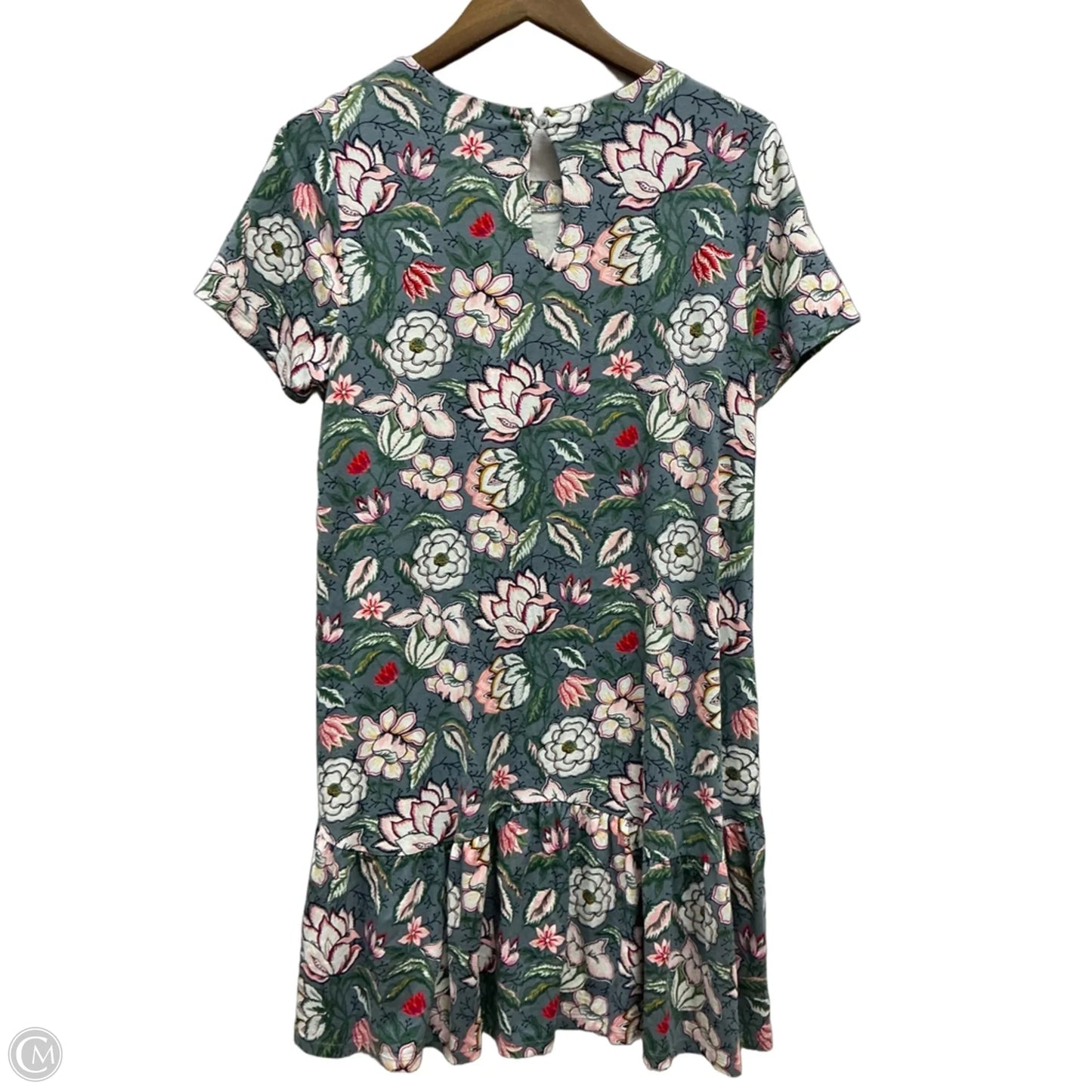 Dress Casual Midi By Loft In Floral Print, Size: M