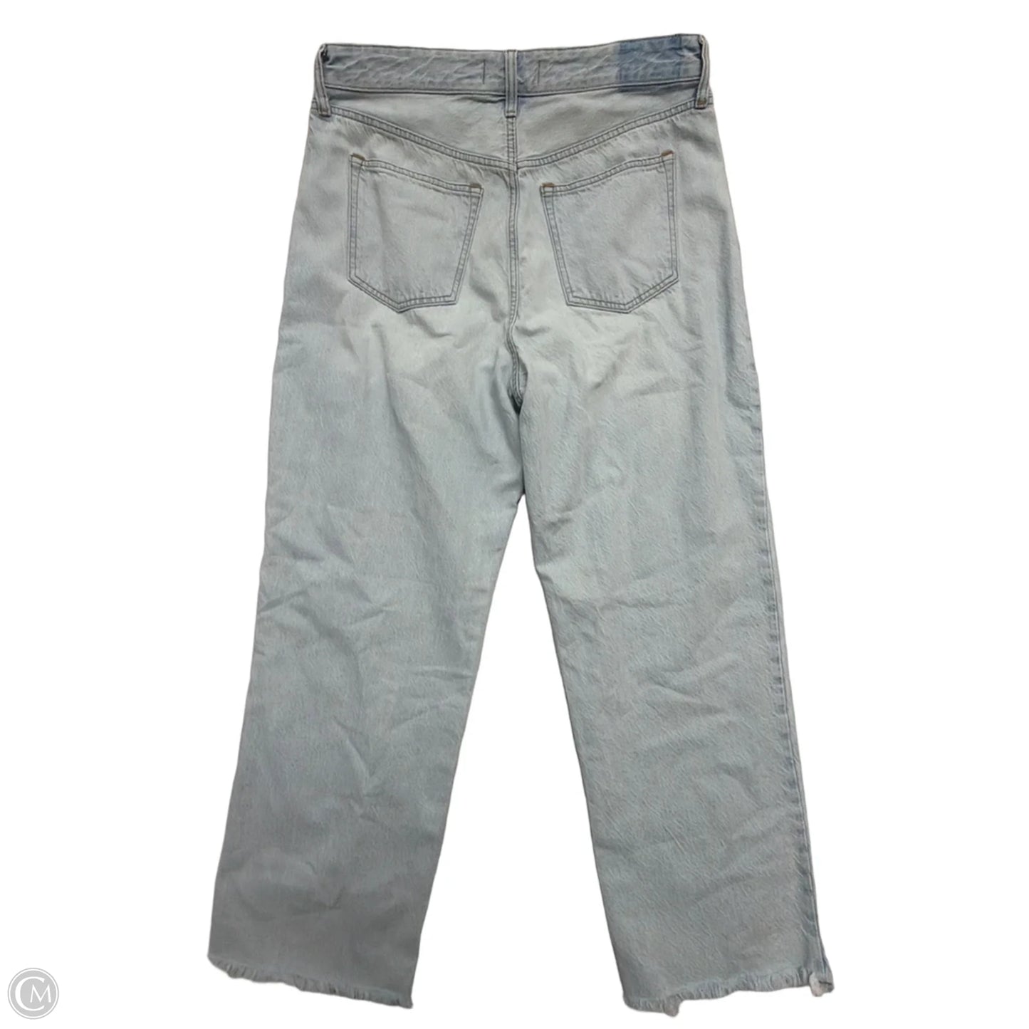 Jeans Straight By Abercrombie And Fitch In Blue Denim, Size: 14