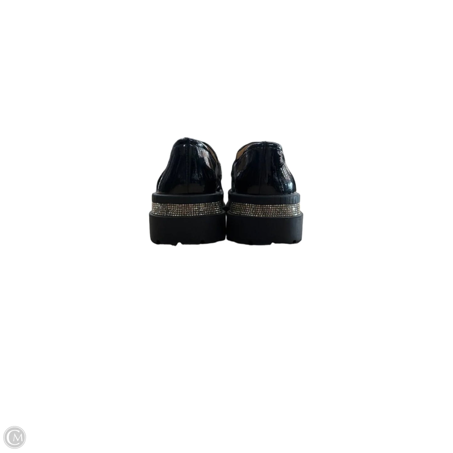 Shoes Flats By Jessica Simpson In Black & Gold, Size: 8.5