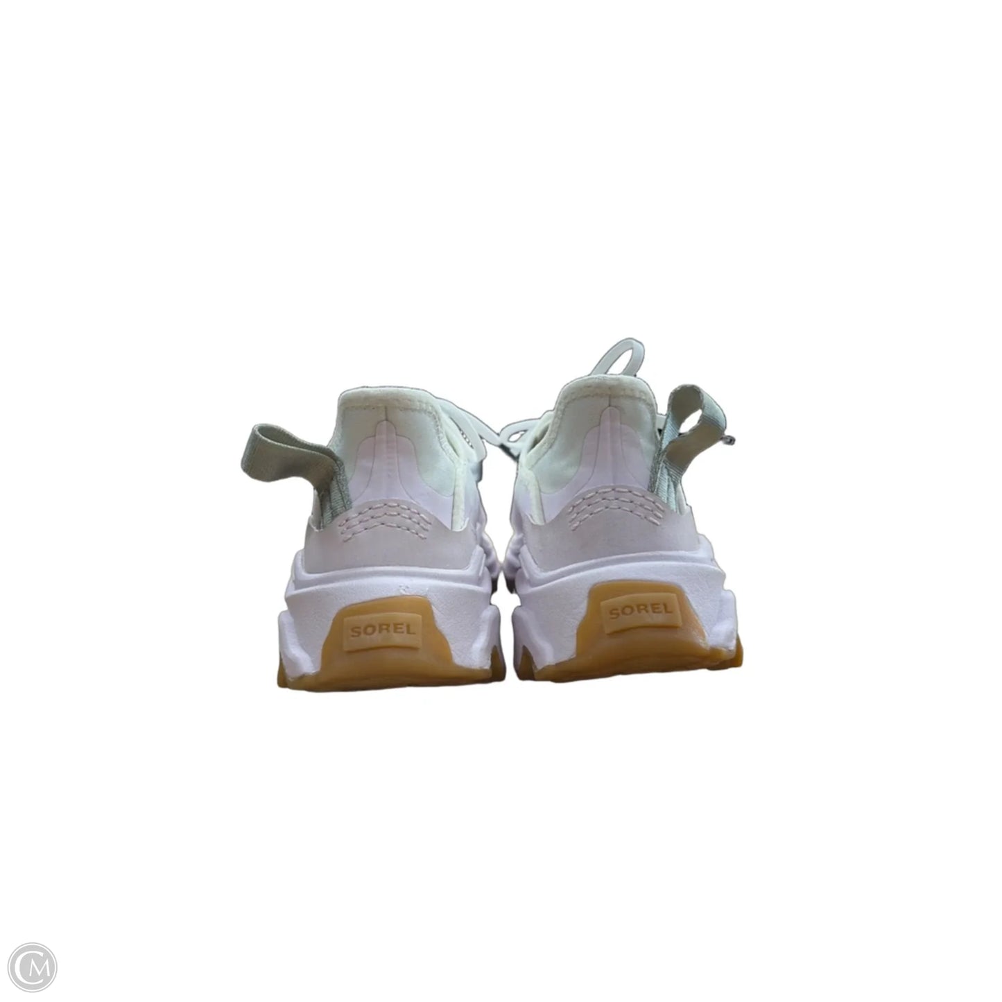 Shoes Athletic By Sorel In Pink & White, Size: 6.5