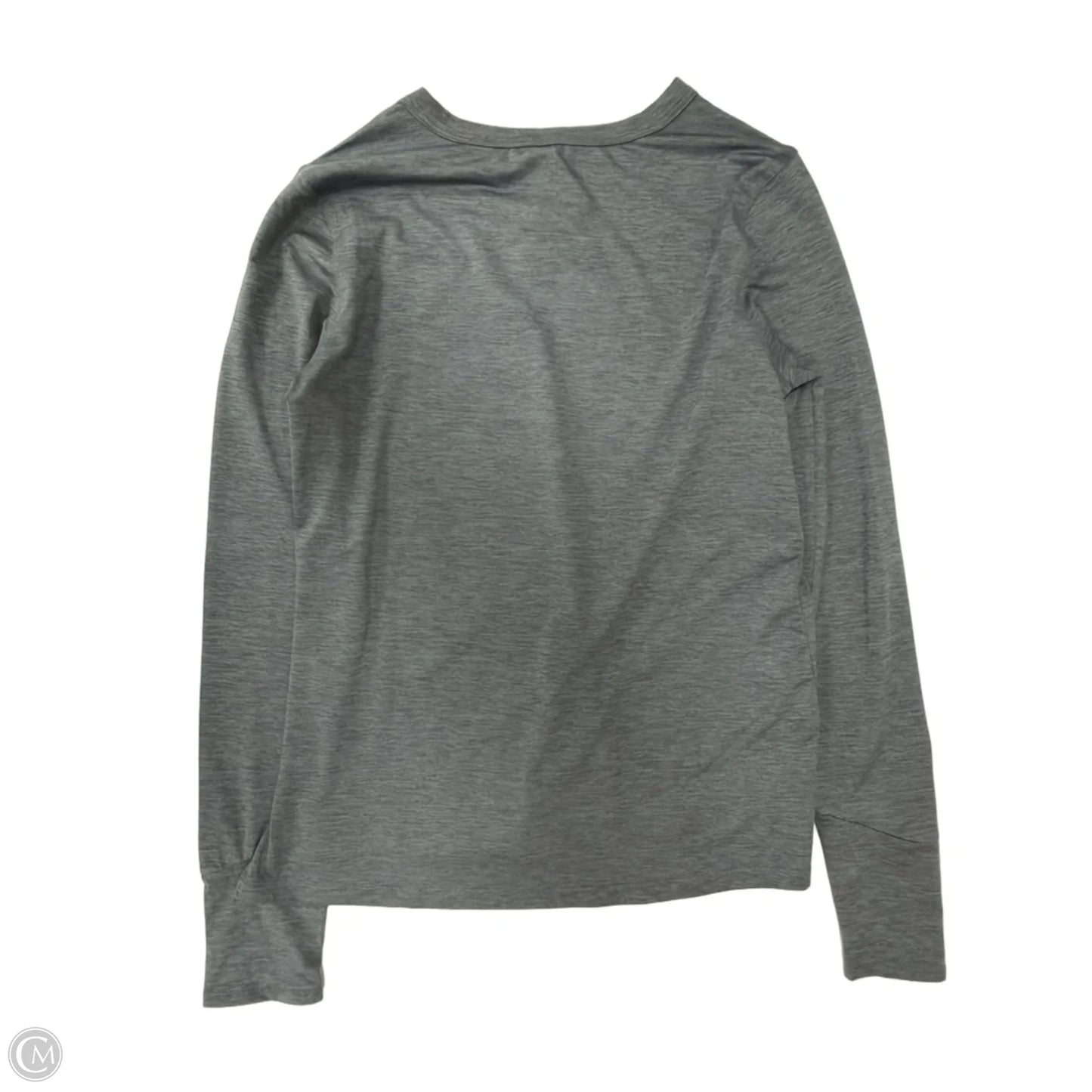 Athletic Top Short Sleeve By Mta Pro In Grey, Size: S