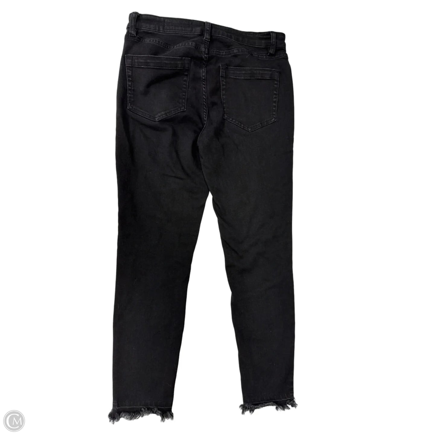 Jeans Straight By Vince Camuto In Black Denim, Size: 8