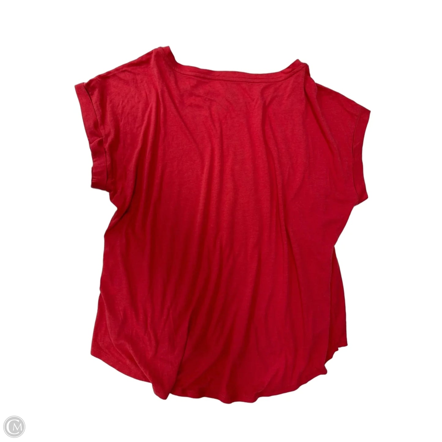 Top Short Sleeve Basic By Cato In Red, Size: 2x