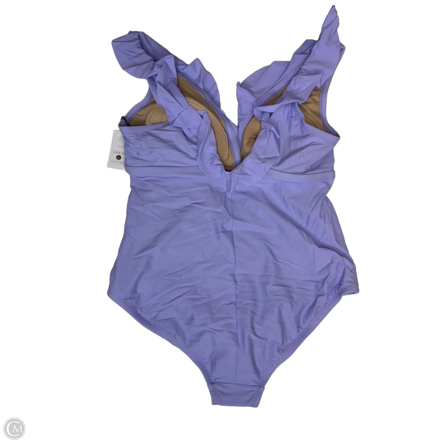 Swimsuit By Shade & Shore In Purple, Size: 1x