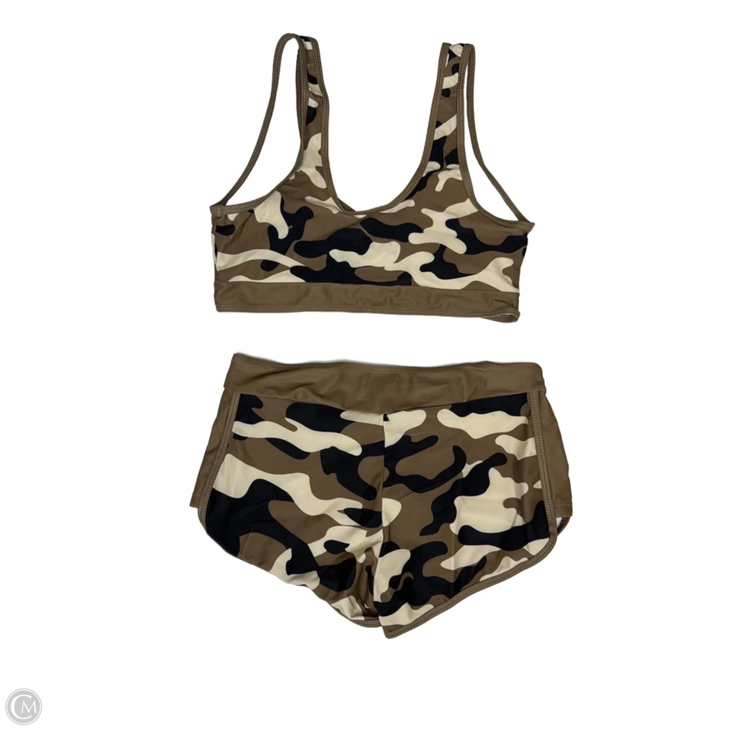 Swimsuit By Shein In Camouflage Print, Size: M