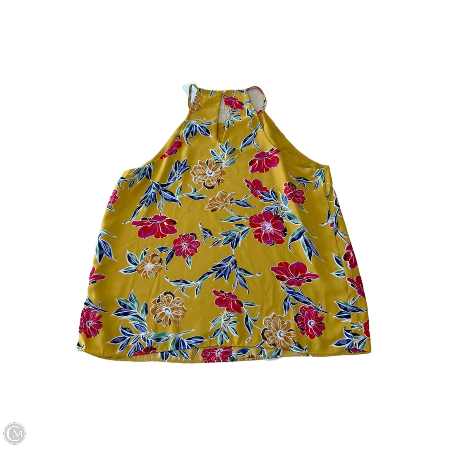Top Sleeveless By Finn & Grace In Floral Print, Size: L