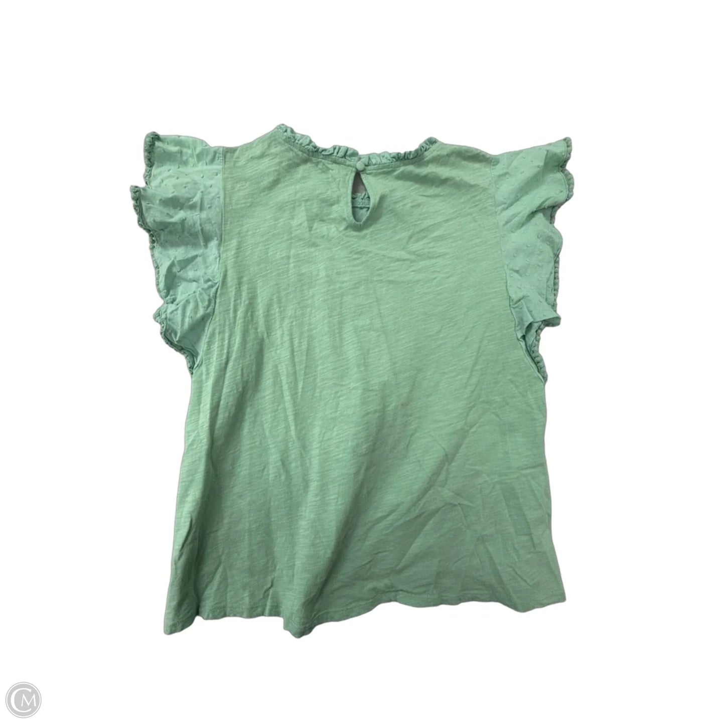 Top Short Sleeve By Hailey & Co In Green, Size: L
