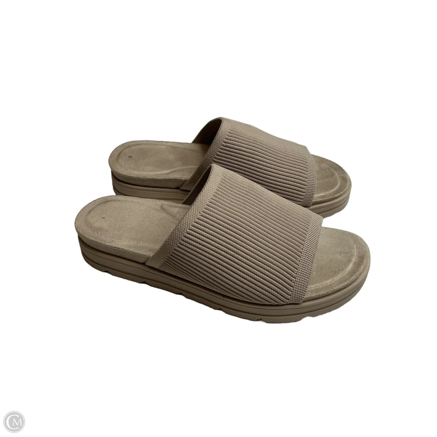Sandals Flats By Easy Spirit In Tan, Size: 7.5