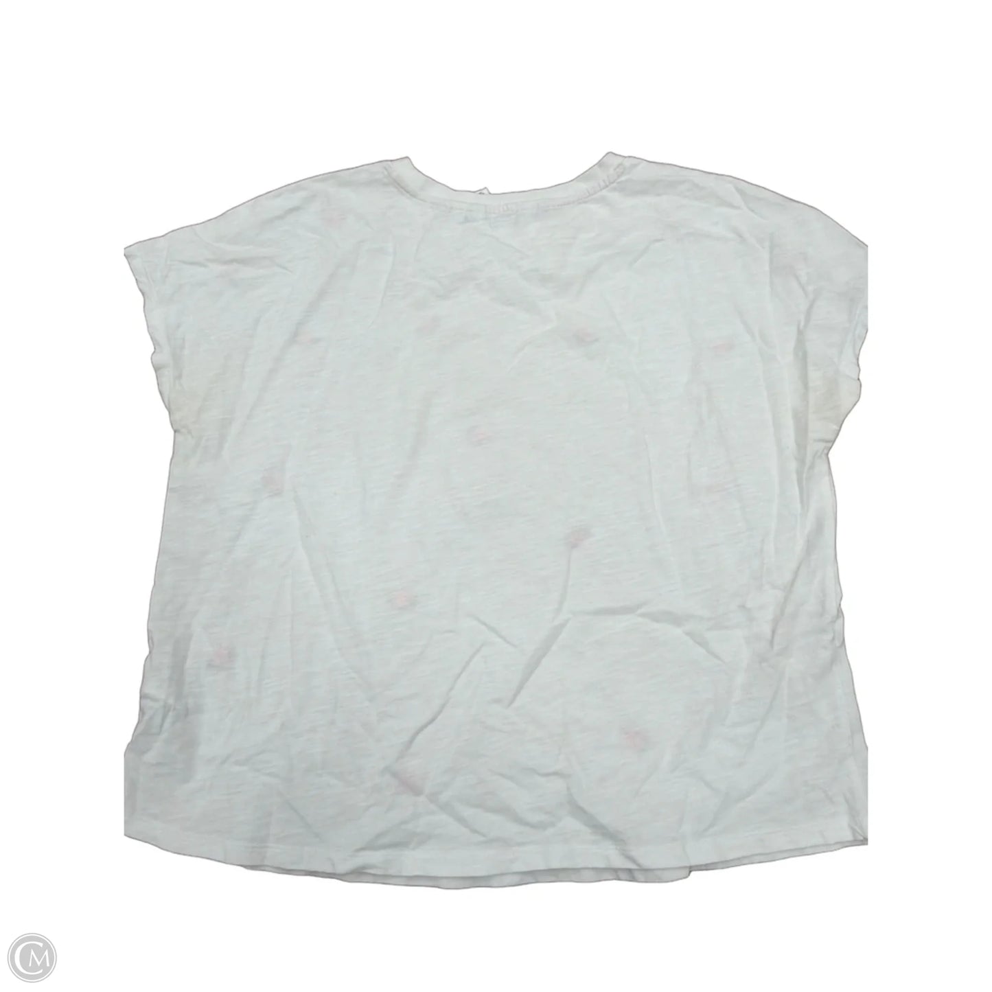 Top Short Sleeve Basic By Boden In White, Size: M