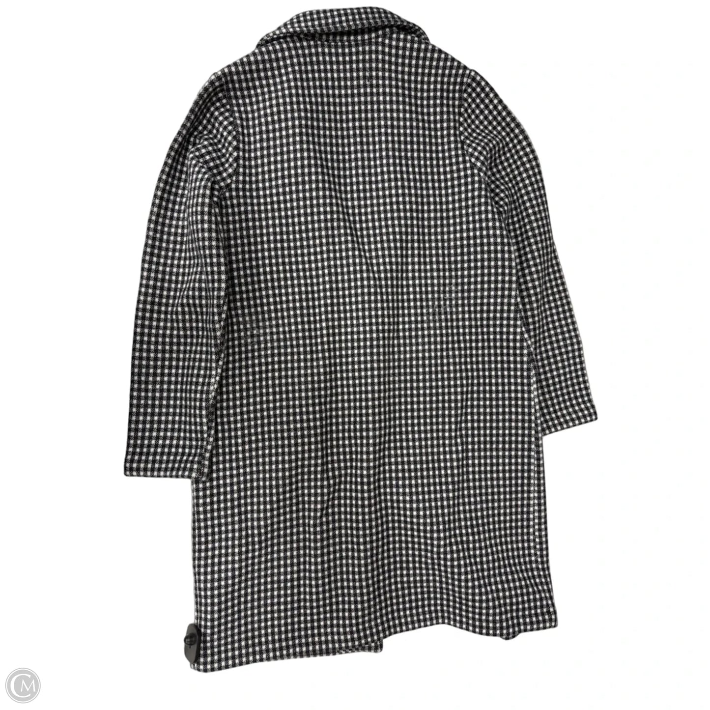 Coat Peacoat By Cynthia Rowley In Checkered Pattern, Size: S