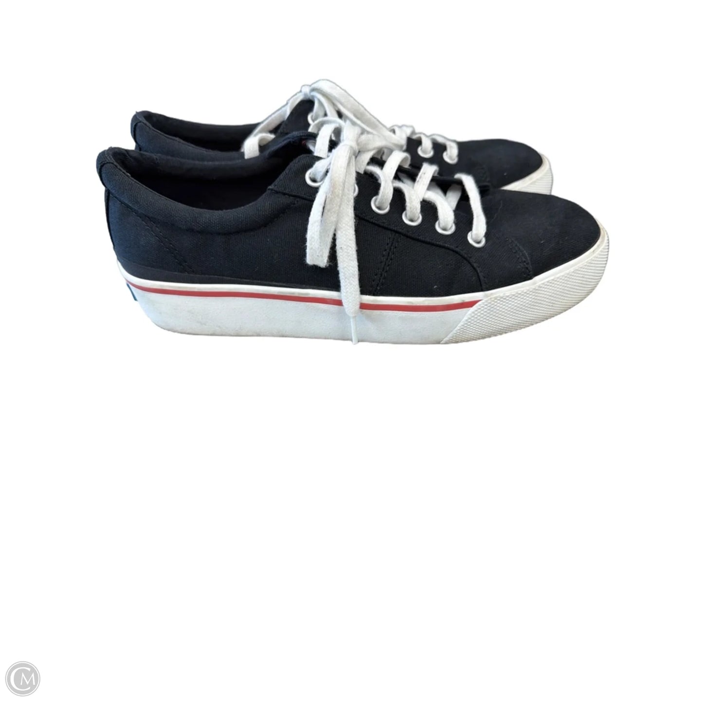 Shoes Sneakers By Keds In Black & White, Size: 8.5