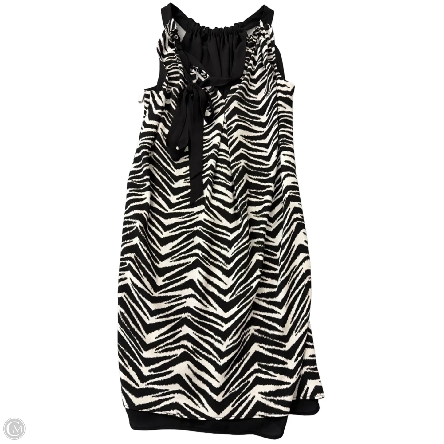 Dress Casual Short By White House Black Market In Zebra Print, Size: Xsp