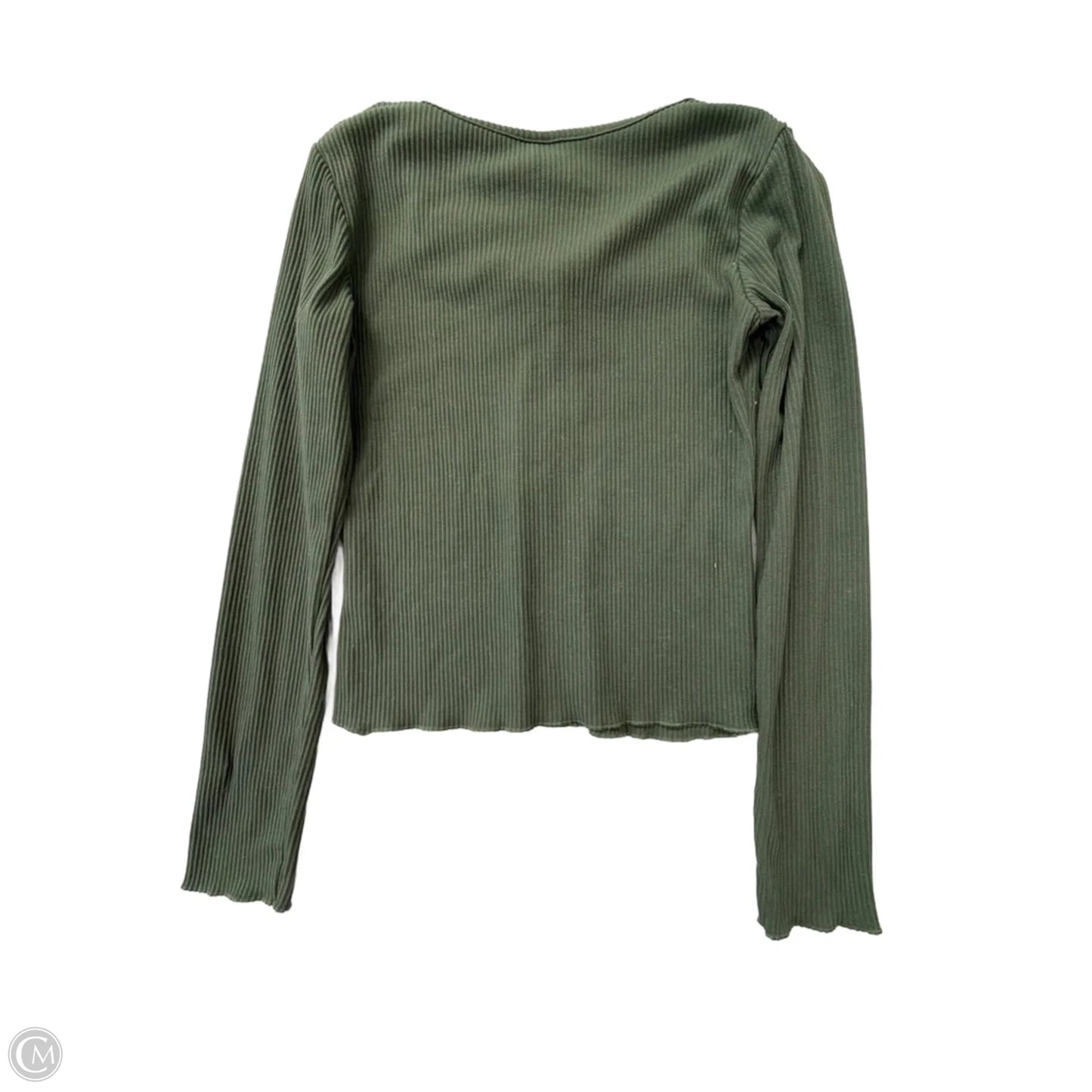 Top Long Sleeve By Dazy In Green, Size: M