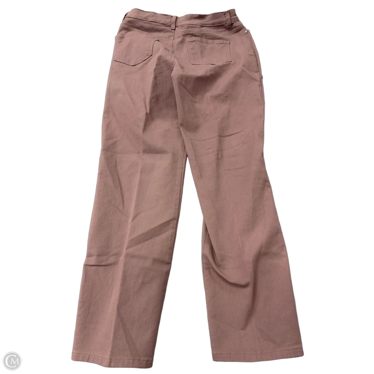 Jeans Straight By Gloria Vanderbilt In Pink Denim, Size: 14