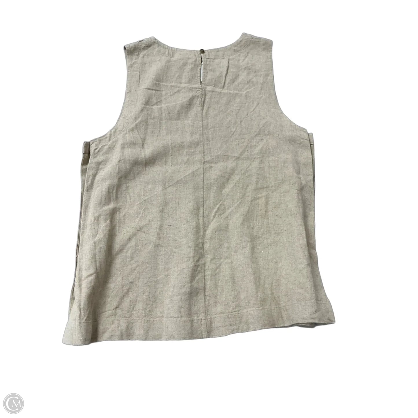 Top Sleeveless By Universal Thread In Tan, Size: M