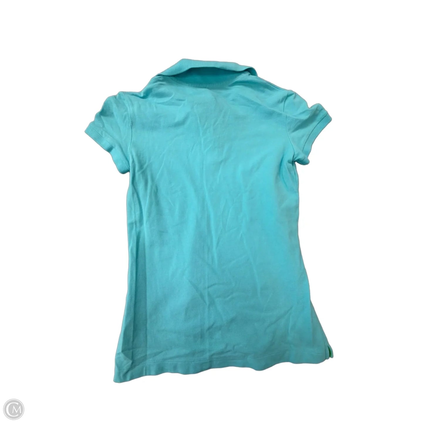 Top Short Sleeve Designer By Lilly Pulitzer In Blue, Size: Xs
