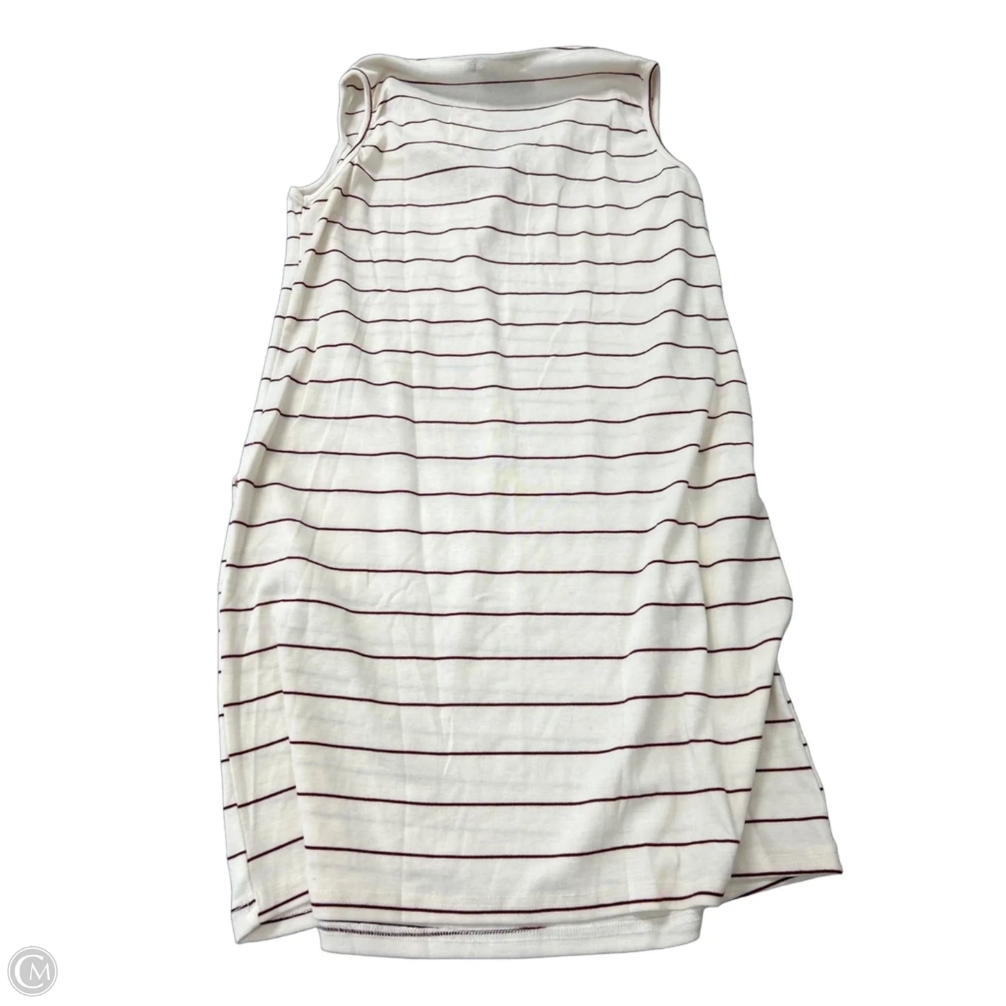 Dress Casual Midi By beyondt this plane In Striped Pattern, Size: Xl