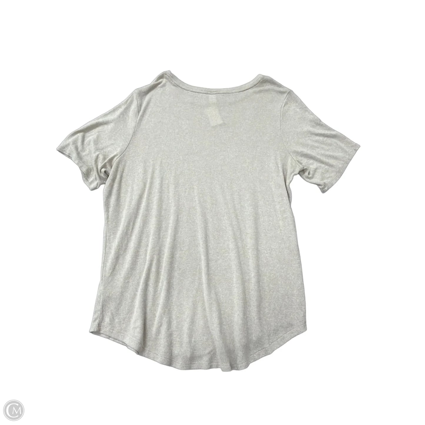 Top Short Sleeve Basic By Old Navy In Beige, Size: Xl