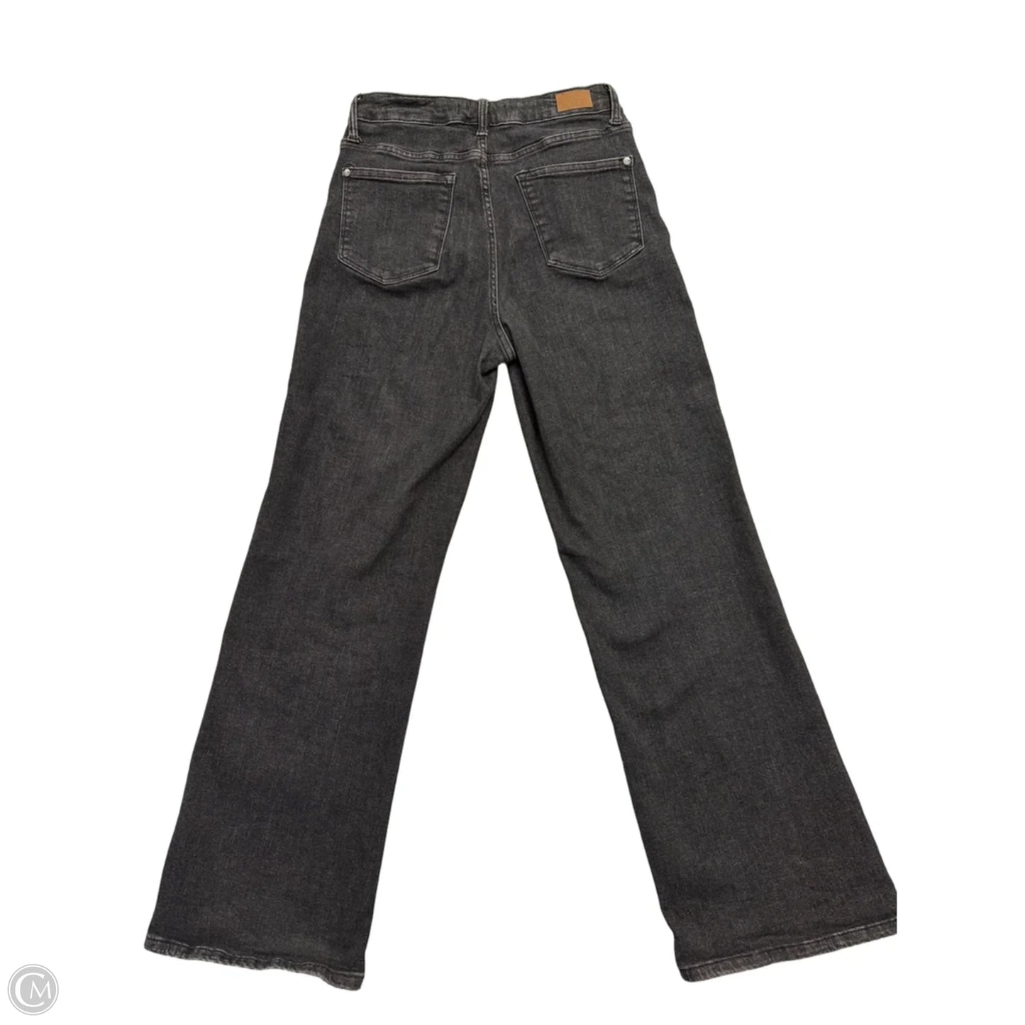 Jeans Wide Leg By Judy Blue In Black Denim, Size: 6