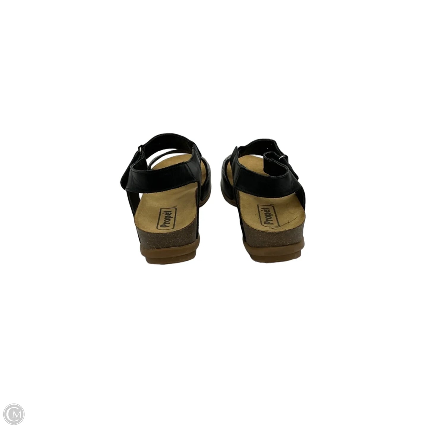 Sandals Flats By Propet In Black, Size: 8