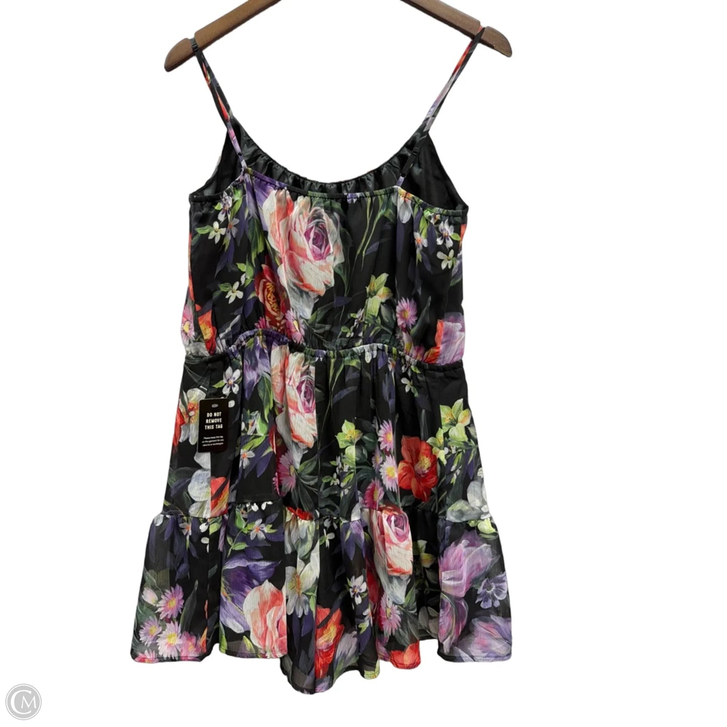 Romper By Express In Floral Print, Size: M