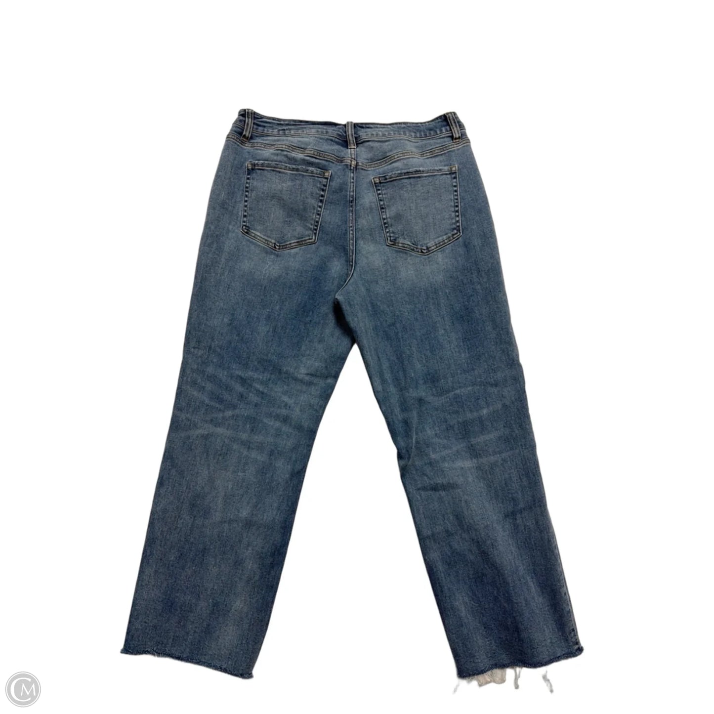 Jeans Wide Leg By Flying Monkey In Blue Denim, Size: 12