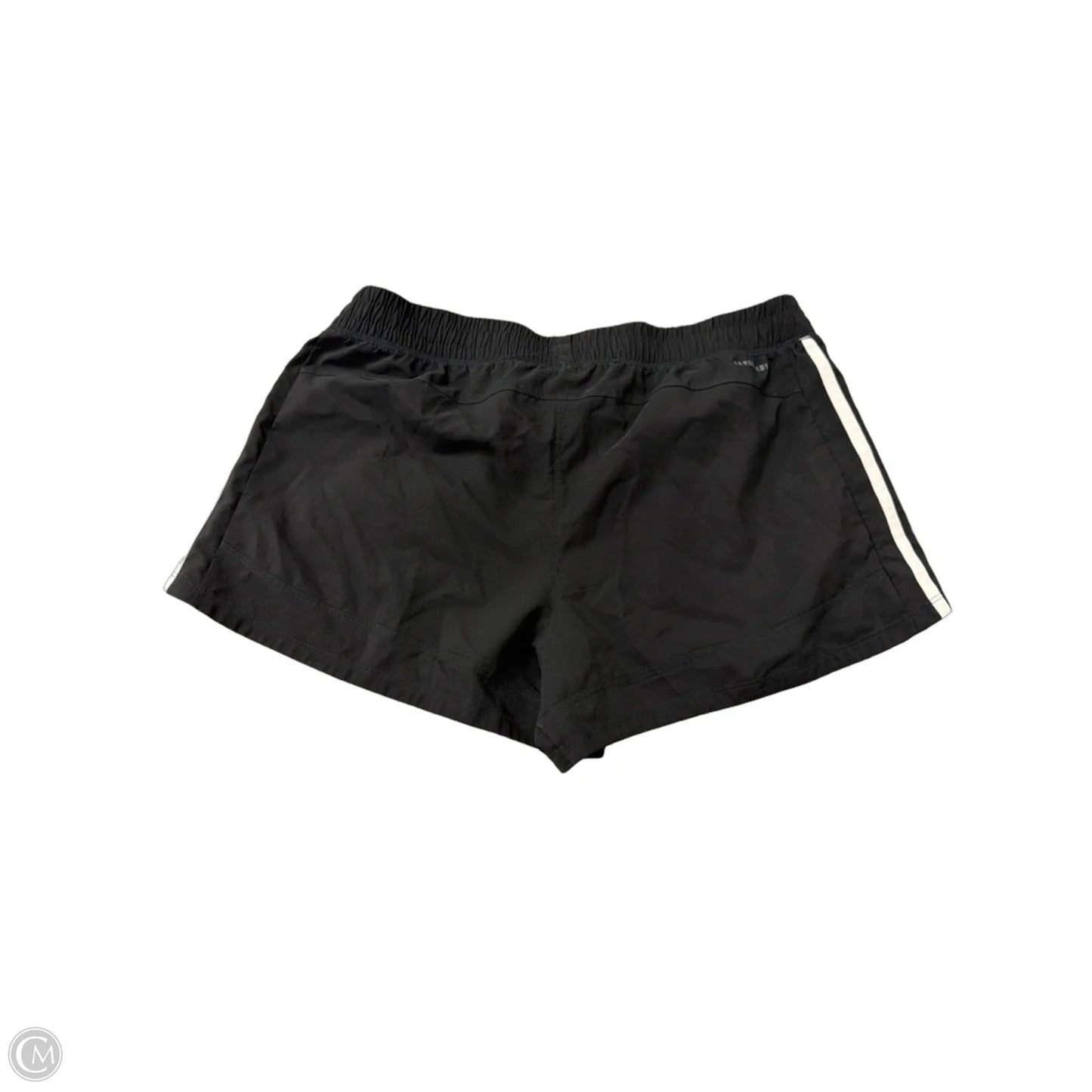 Athletic Shorts By Adidas In Black & White, Size: L