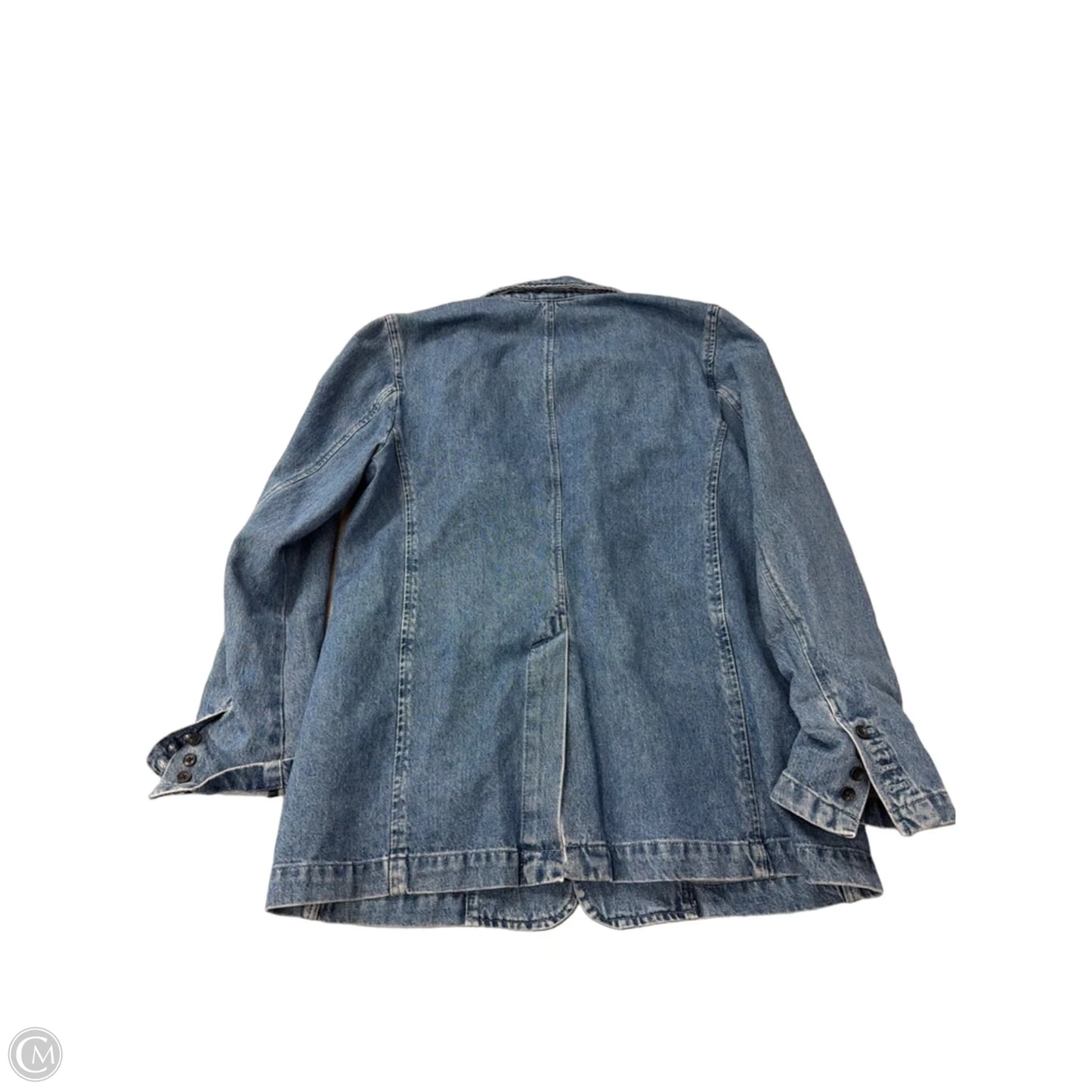 Blazer By Gap In Blue Denim, Size: M