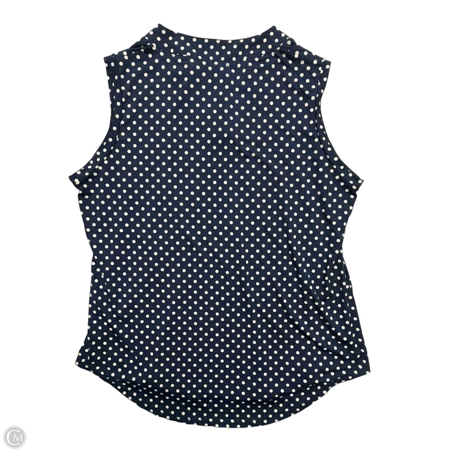 Top Sleeveless By Cme In Polkadot Pattern, Size: 1x