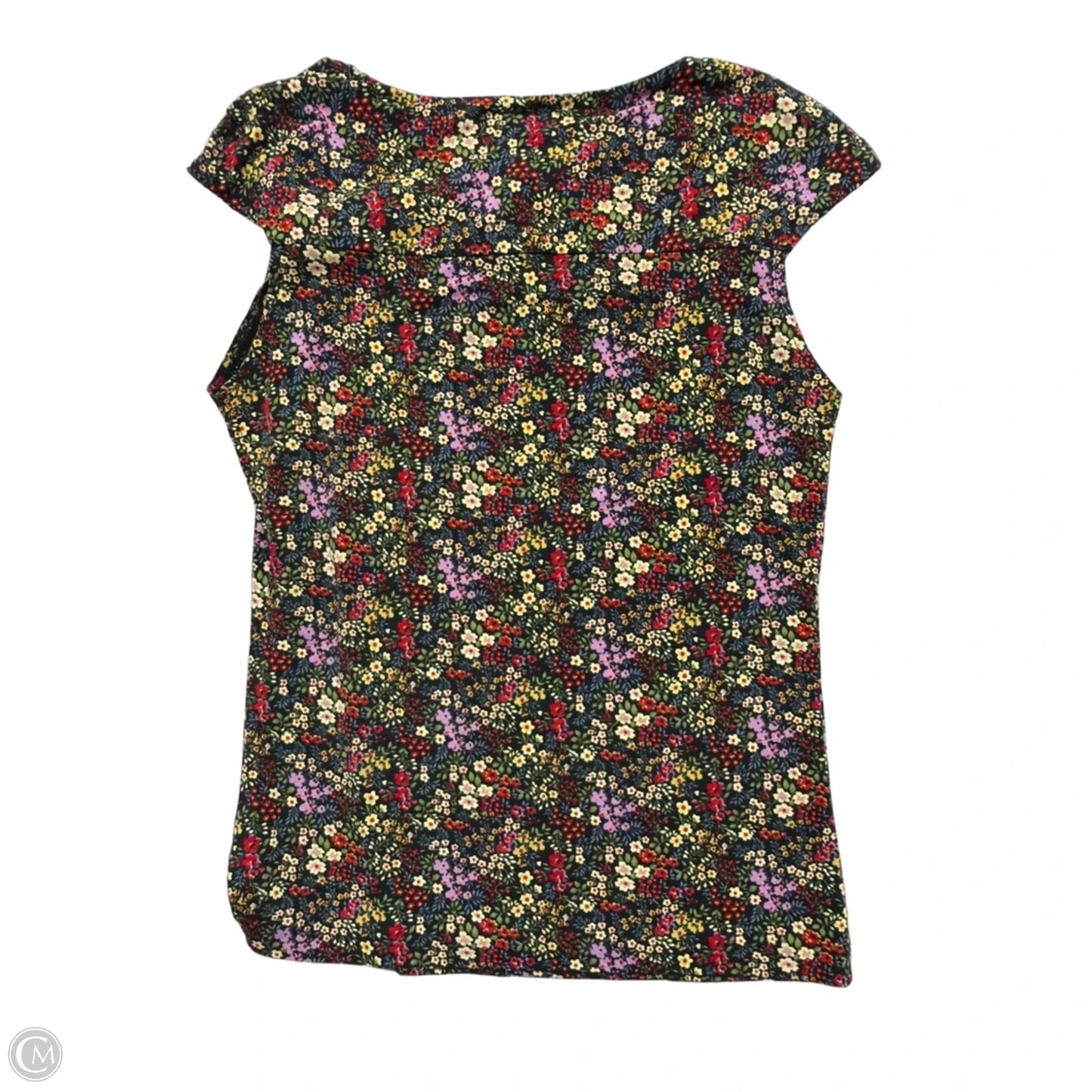 Top Sleeveless By Grace In Floral Print, Size: S