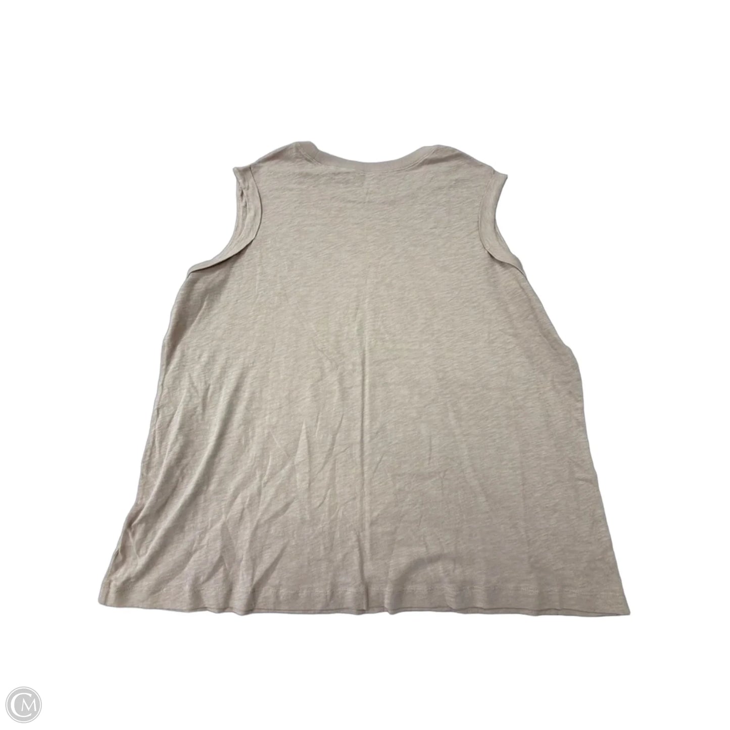 Tank Top By Clothes Mentor In Tan, Size: 2x