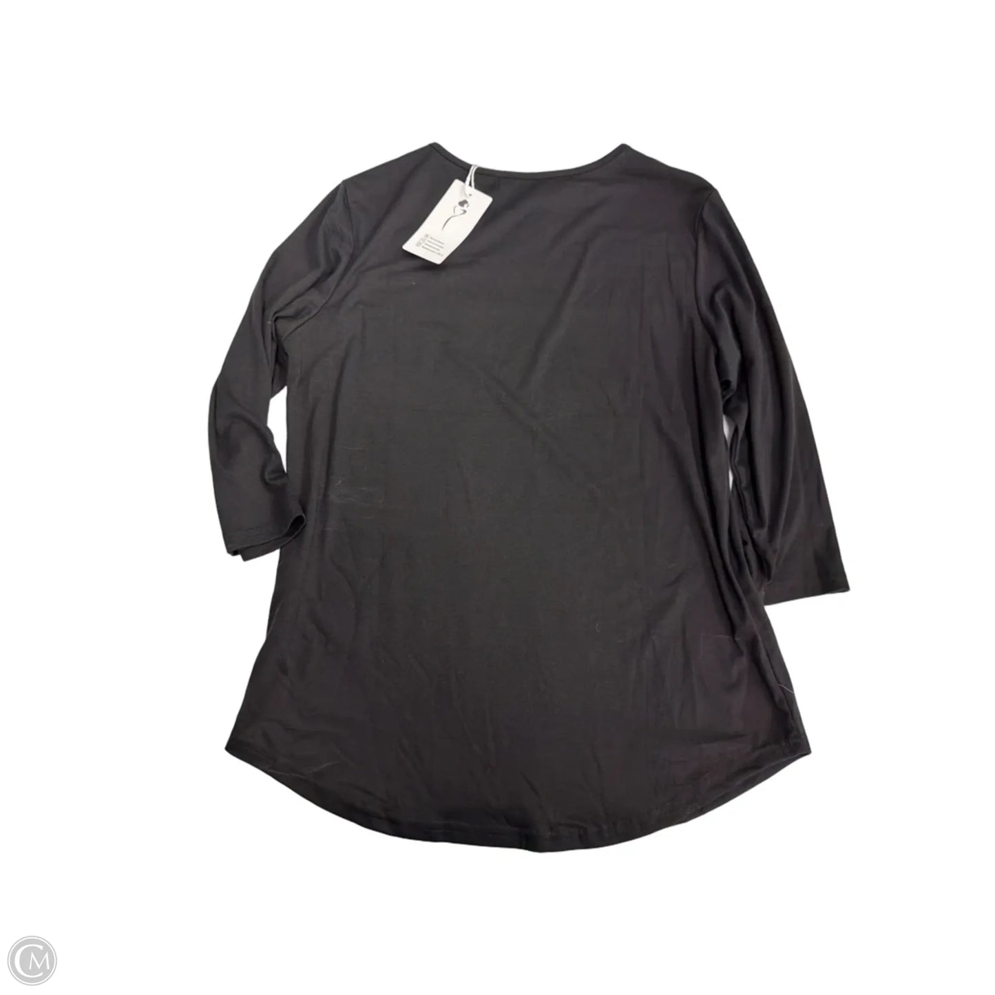 Top Short Sleeve By Clothes Mentor In Black, Size: M
